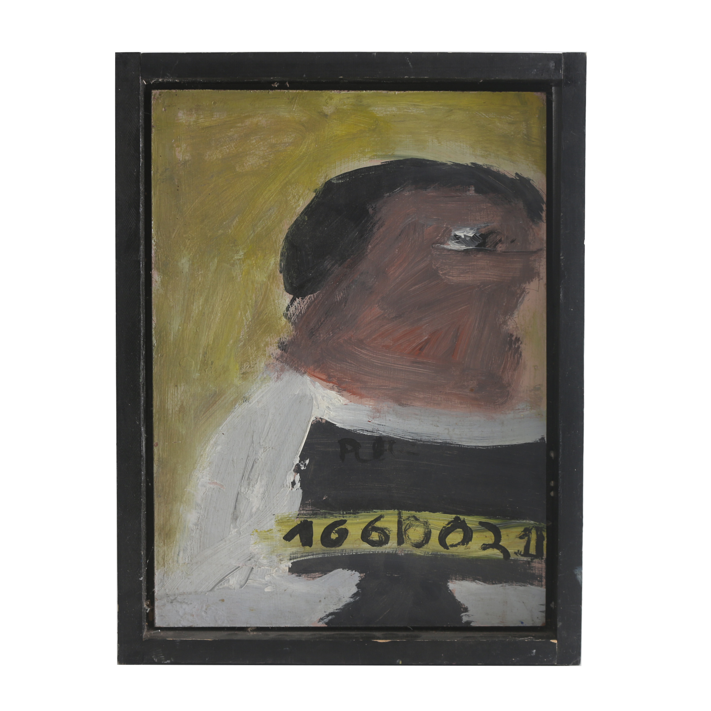 Brian Dooley 2008 Acrylic Painting on Wood "Locked Up"